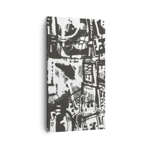 Quadro em tela - Ordem ou caos? - 45x80 cm