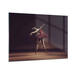 Quadro em vidro - Prima ballerina - 100x70 cm