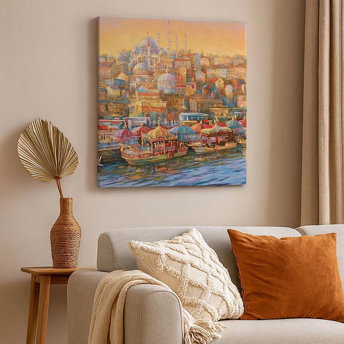 Quadro em tela - Conto de Istambul - 30x30 cm