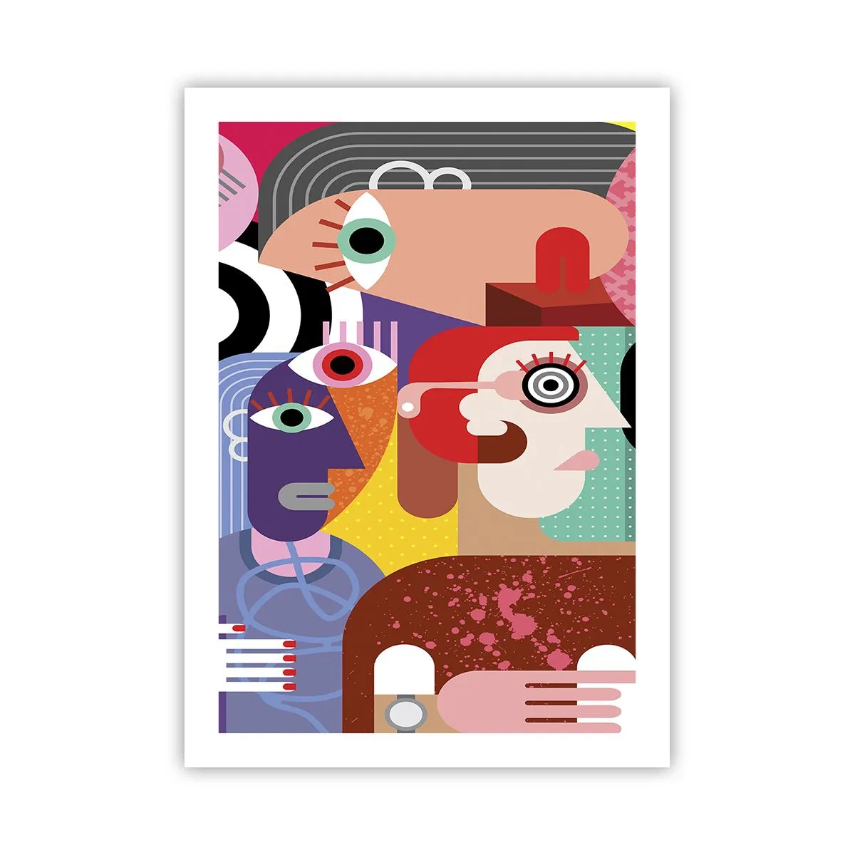 Pôster - Viemos da parte do Sr. Picasso - 50x70 cm