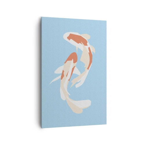 Quadro em tela - Nado sincronizado espontâneo - 80x120 cm