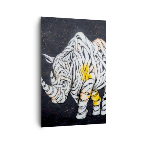 Quadro em tela - Dizer que é casca grossa é um mito - 80x120 cm