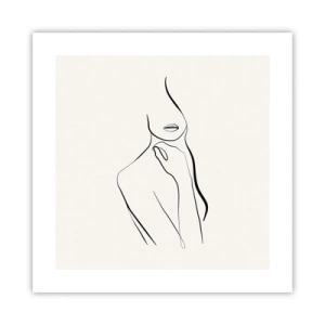 Pôster - Uma onda de melancolia - 40x40 cm