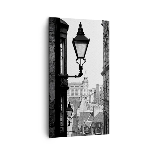 Quadro em tela - A história de Edimburgo - 45x80 cm