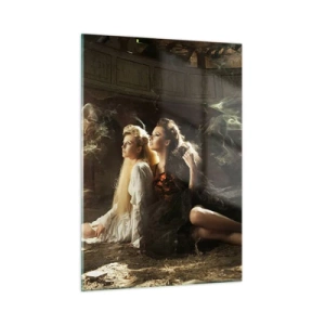 Quadro em vidro - E a poesia nasceu - 50x70 cm