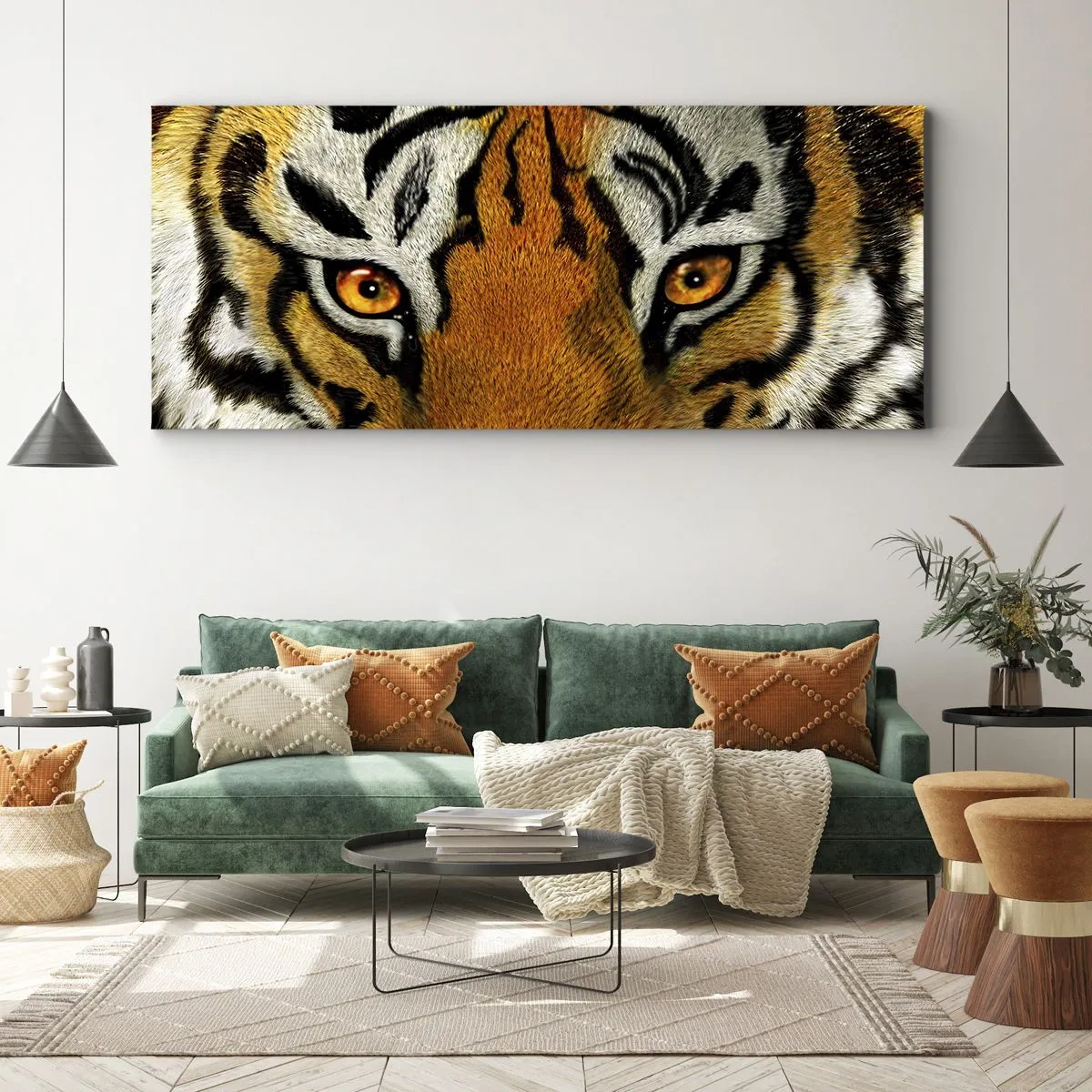 Quadro em tela - Perigoso e bonito - 90x30 cm