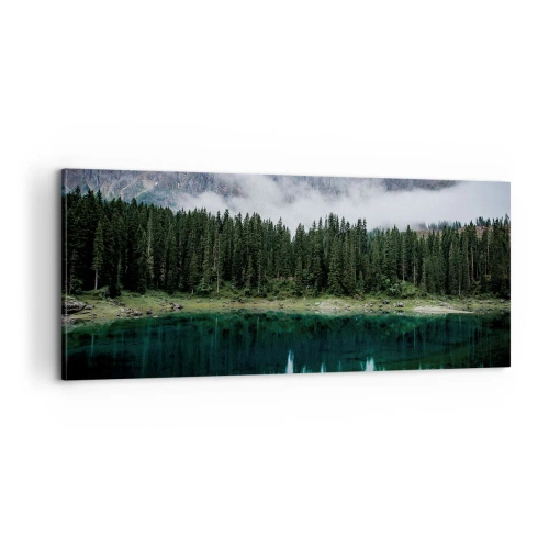 Quadro em tela - Calma, silêncio, não vamos acordar a água... - 100x40 cm