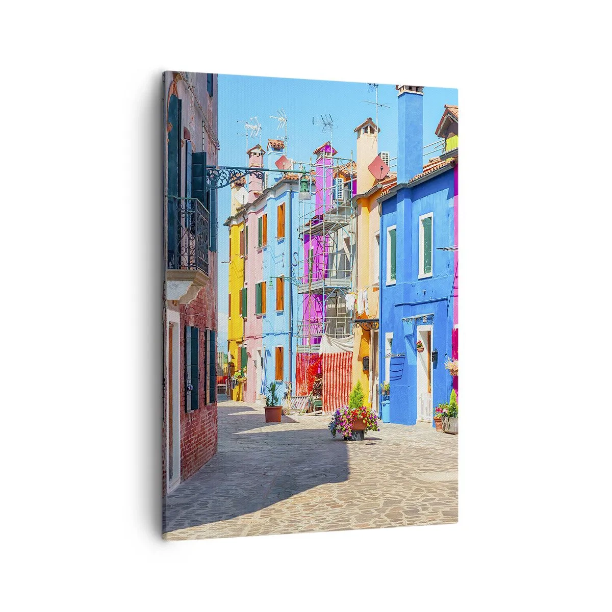 Quadro em tela - A Cidade dos Papagaios - 50x70 cm