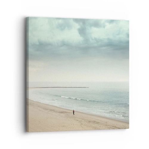 Quadro em tela - Em busca da paz - 30x30 cm