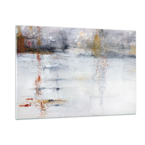 Quadro em vidro - Atrás da cortina de ar - 120x80 cm