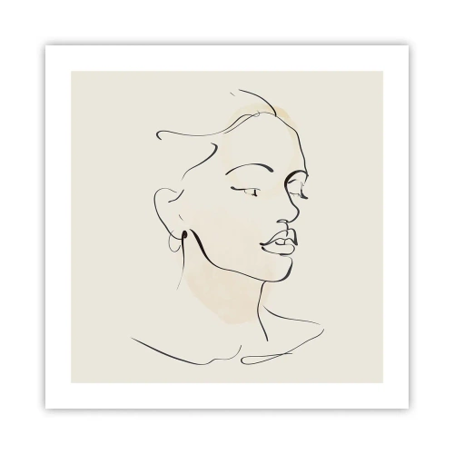 Pôster - Uma certa linha - 50x50 cm