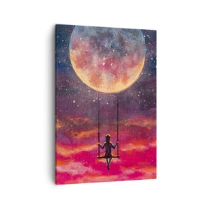Quadro em tela - Balanço nas nuvens - 50x70 cm