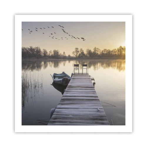 Pôster - Voltarei dentro de algum tempo - 60x60 cm