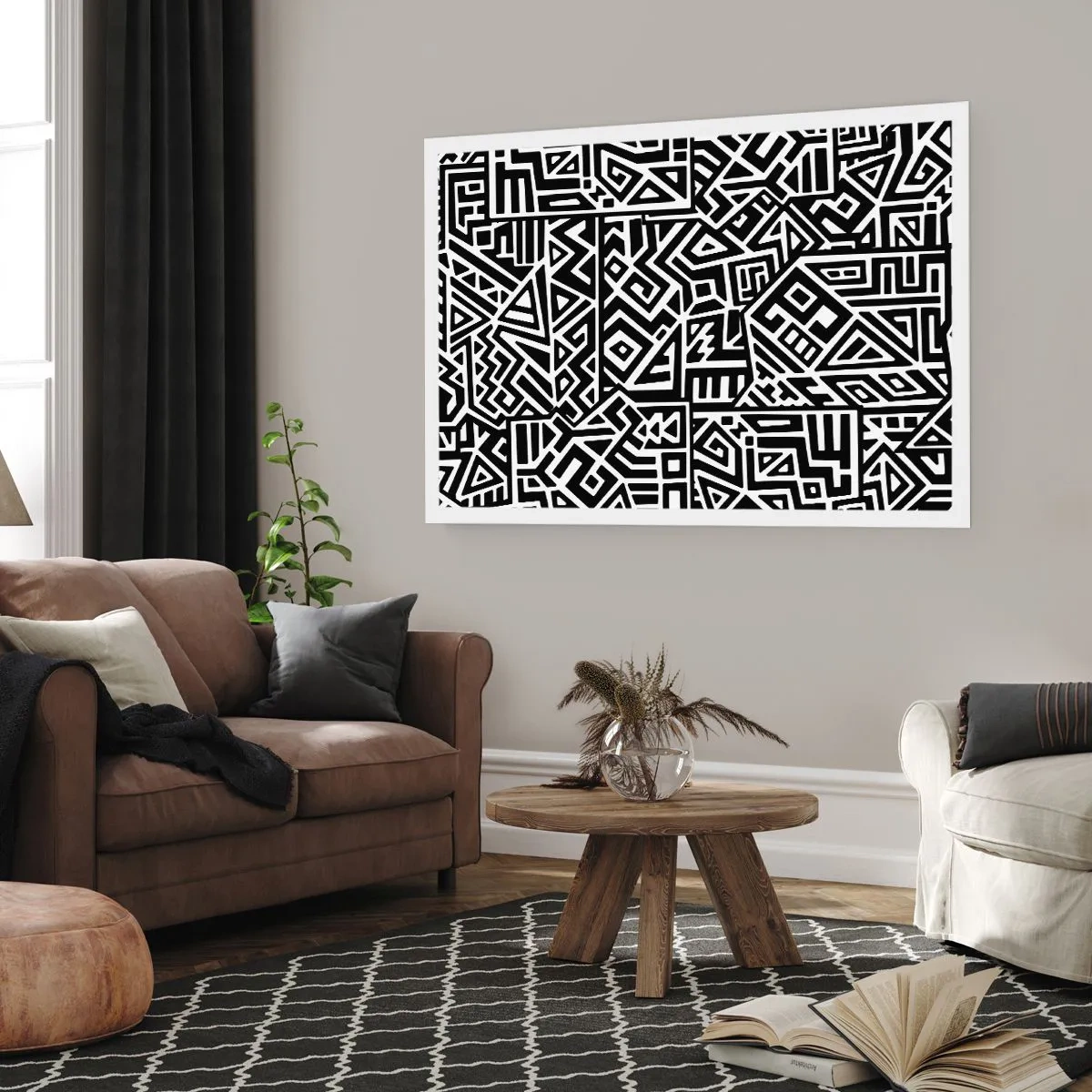 Pôster - Composição pré-colombiana - 100x70 cm