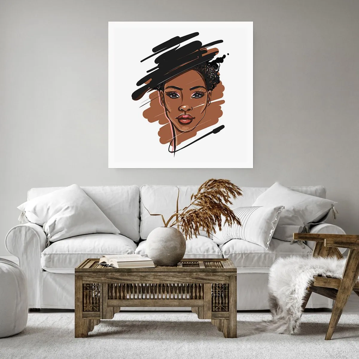 Pôster - Doce como chocolate - 60x60 cm