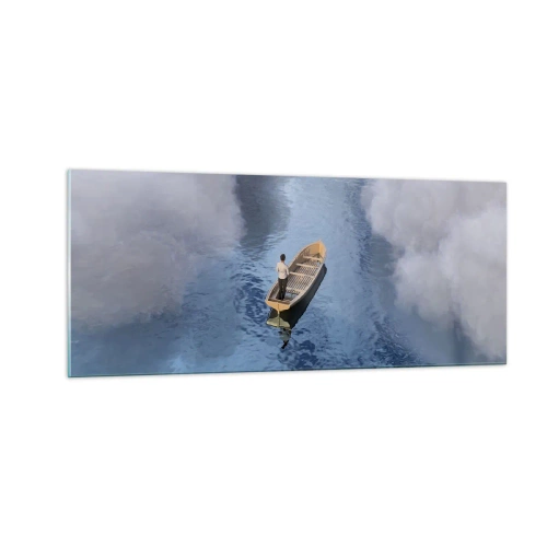 Quadro em vidro - Vida – jornada – desconhecido - 100x40 cm