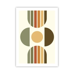 Pôster - Em tons terrosos - 50x70 cm