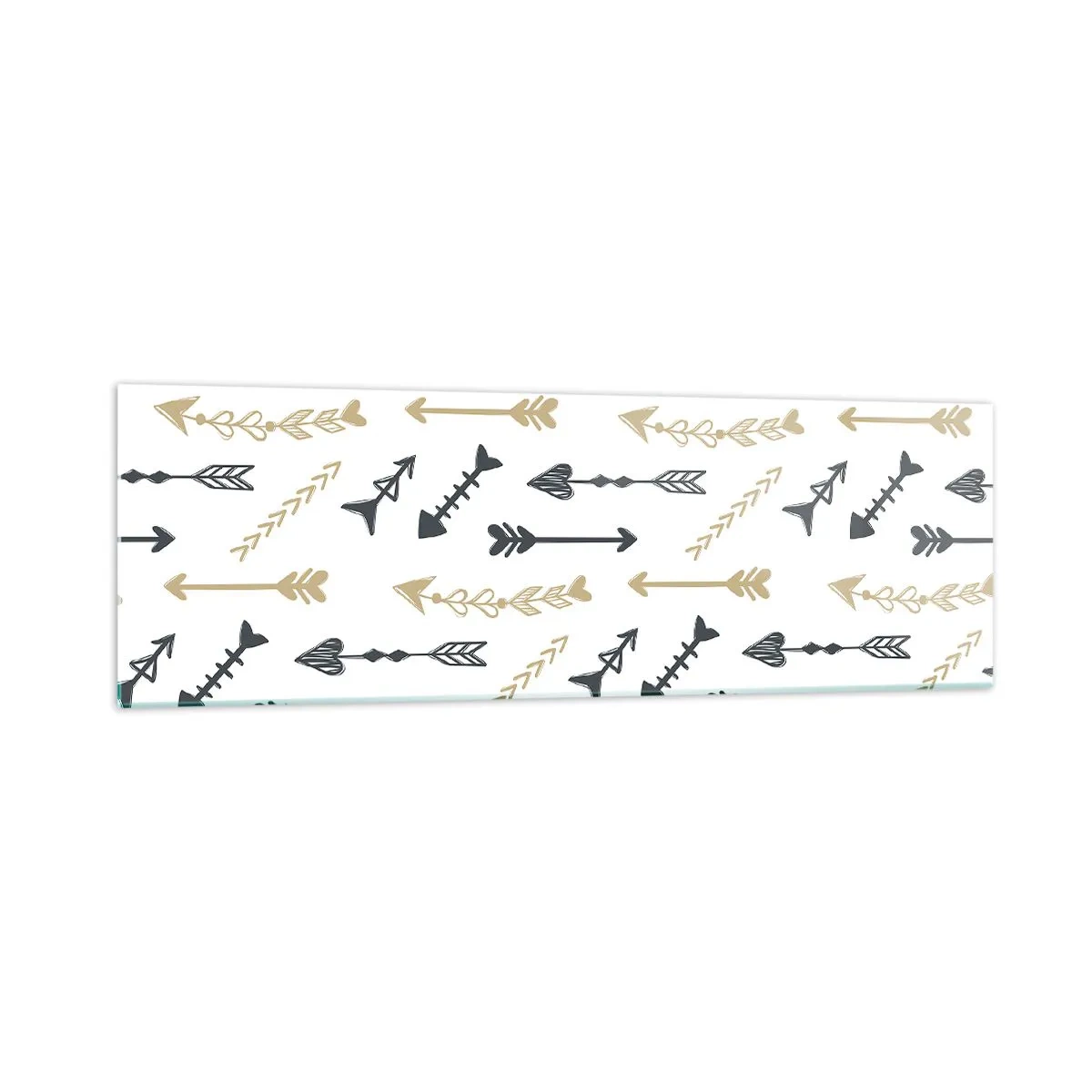 Quadro em vidro - O sonho do arqueiro - 160x50 cm