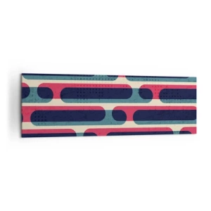 Quadro em tela - Avançado e profundo - 160x50 cm