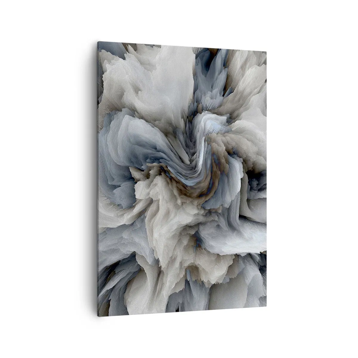 Quadro em tela - Pedra e flor - 70x100 cm
