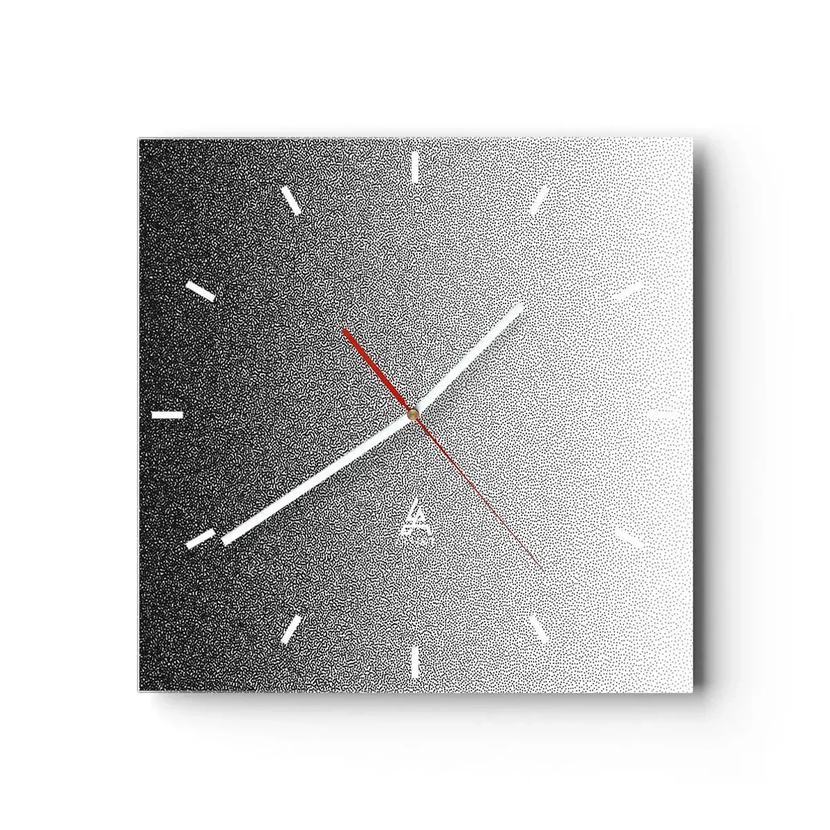 Relógio de parede - Relógio em vidro - Em direção à luz - 40x40 cm