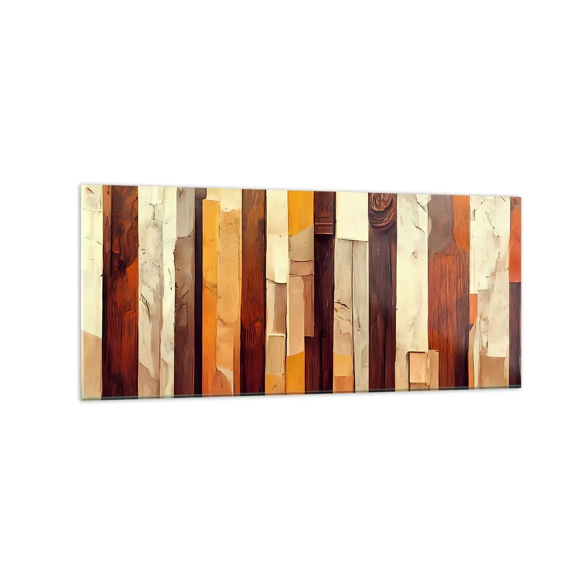 Quadro em vidro - Hino das árvores da floresta - 120x50 cm