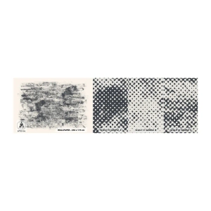 Amostra de papel de parede Premium Canvas - Composição nebulosa - Abstração, Pedaço, Padrão Moderno - 100x30 cm