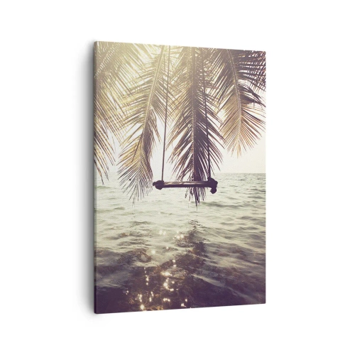 Quadro em tela - Deixe-se levar pela imaginação - 50x70 cm