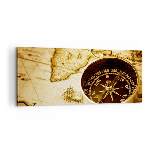Quadro em tela - Oriente ou Ocidente? - 100x40 cm
