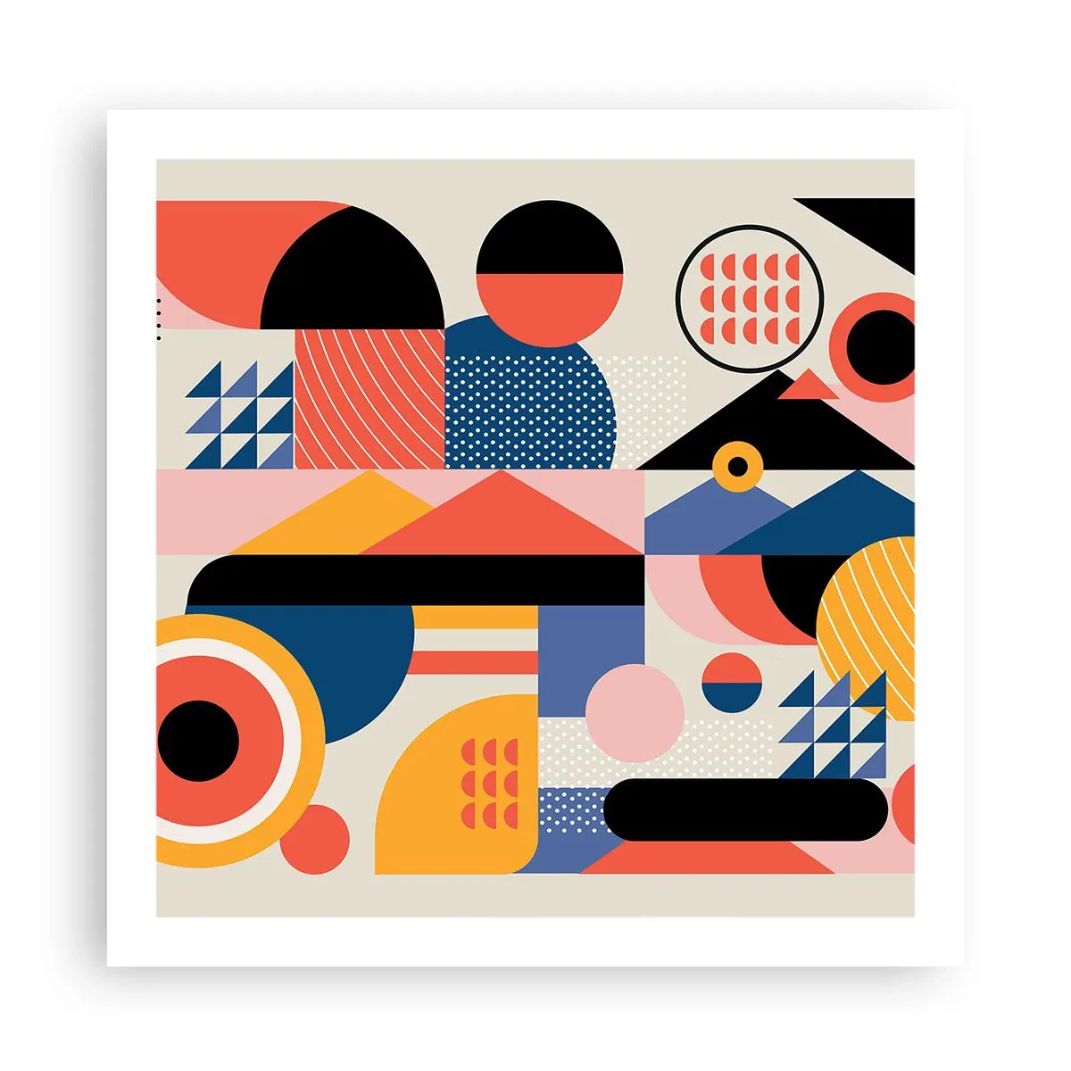 Pôster - Composição: brincar - 60x60 cm