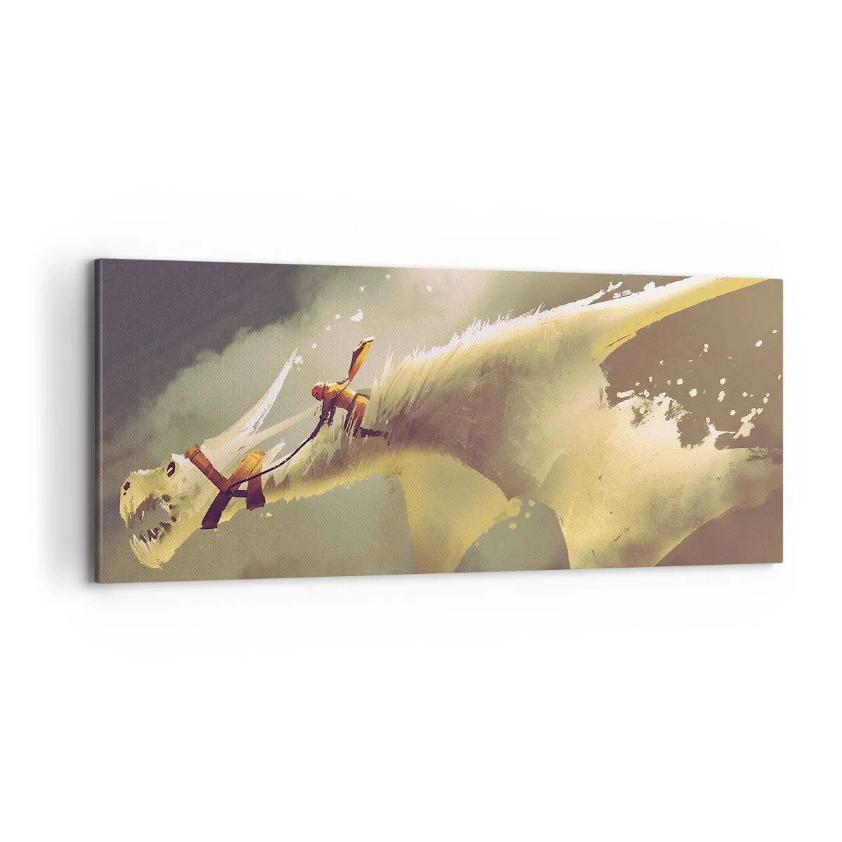 Quadro em tela - A resgatar o mundo - 100x40 cm