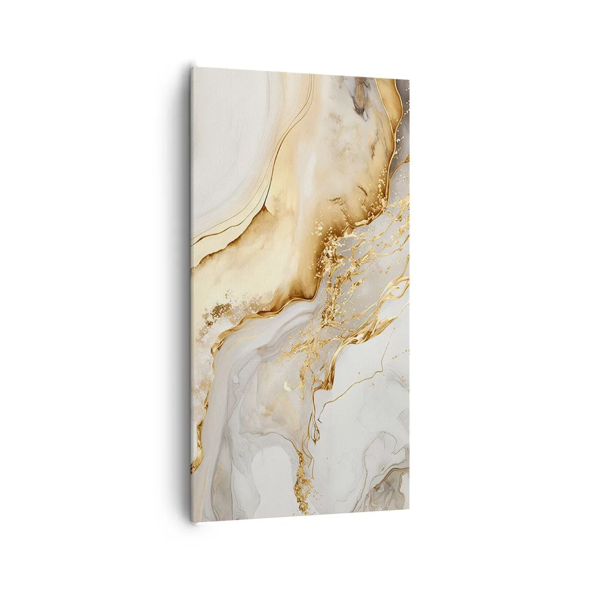 Quadro em tela - Abstração: beleza e bondade - 65x120 cm