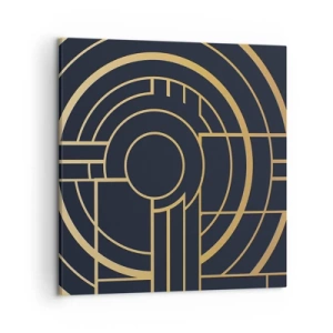 Quadro em tela - Rotação das coisas - 50x50 cm