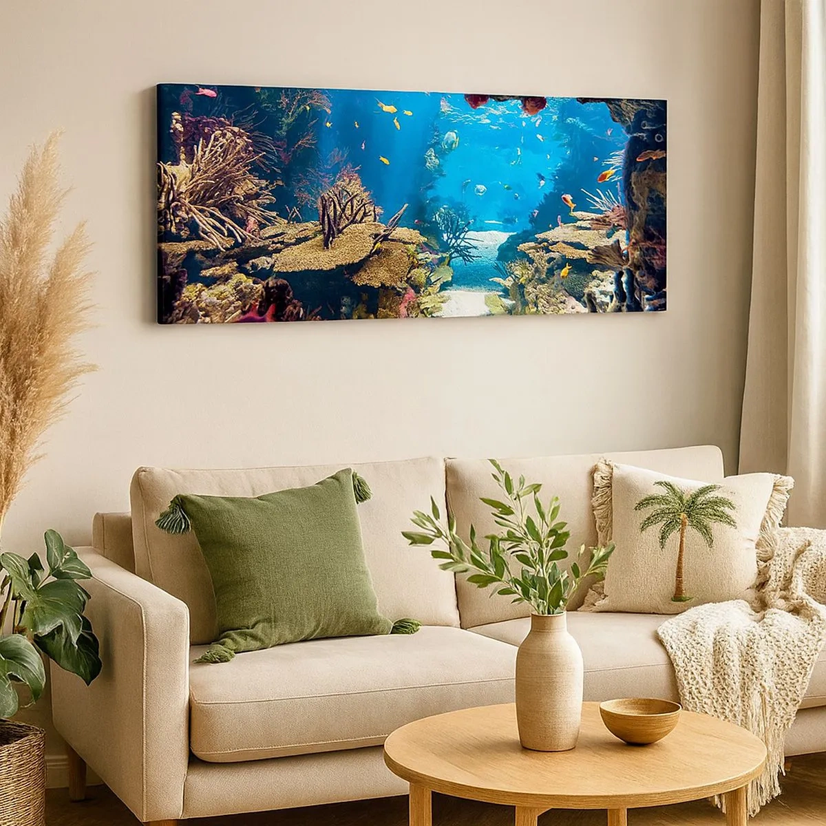 Quadro em tela - Mais belo que um sonho - 100x40 cm
