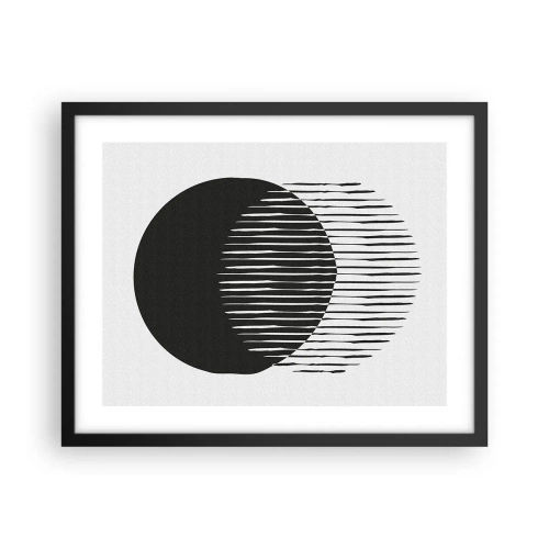 Pôster com moldura preta - Seu alter ego - 50x40 cm