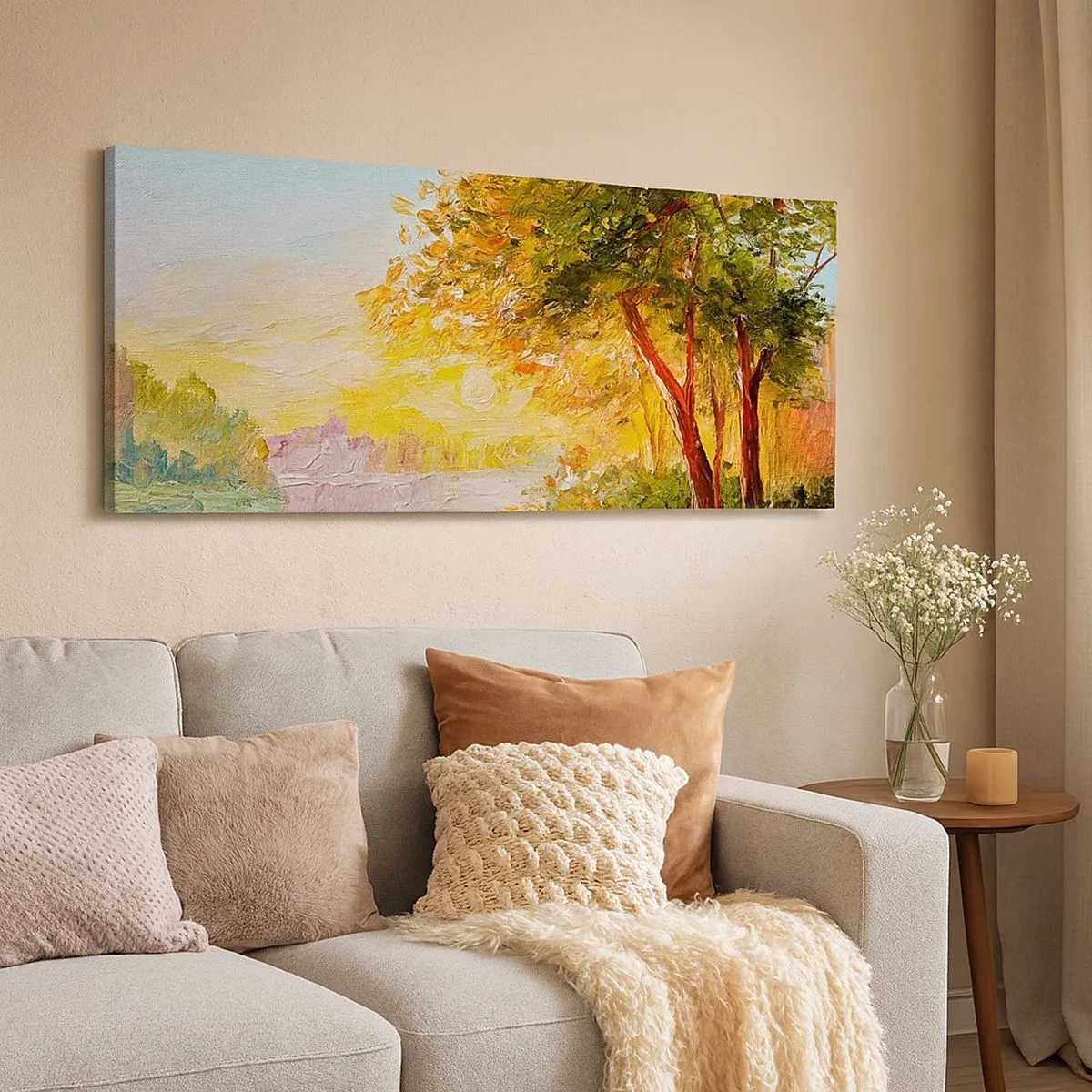 Quadro em tela - Et in Arcadia ego - 100x40 cm