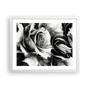 Pôster em moldura branca - Sempre uma rainha - 50x40 cm