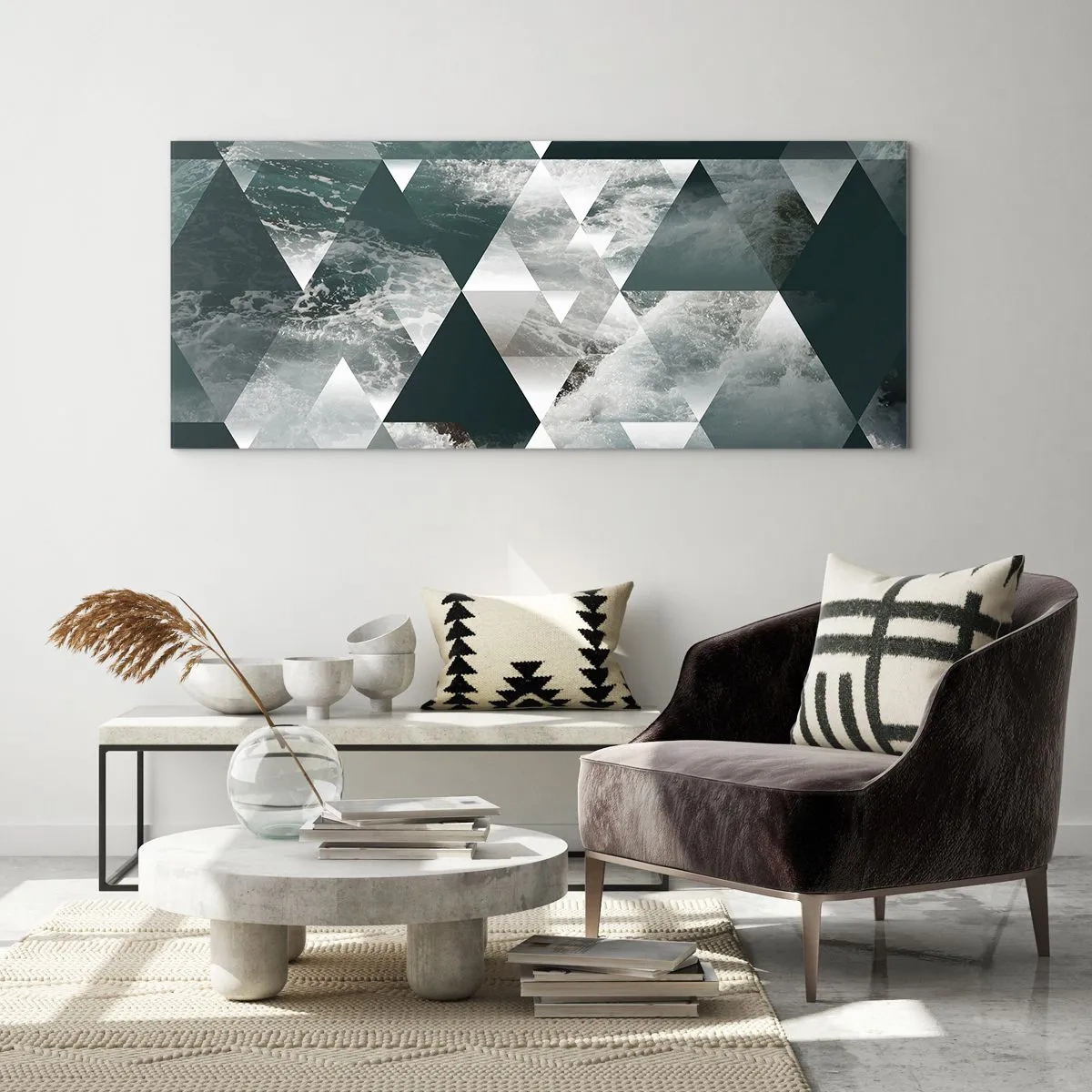 Quadro em vidro - Uma perspetiva de cristal - 160x50 cm