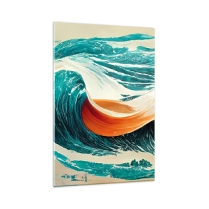 Quadro em vidro - O sonho de um surfista - 80x120 cm