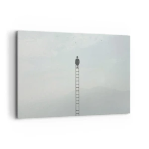 Quadro em tela - Vá além - 100x70 cm