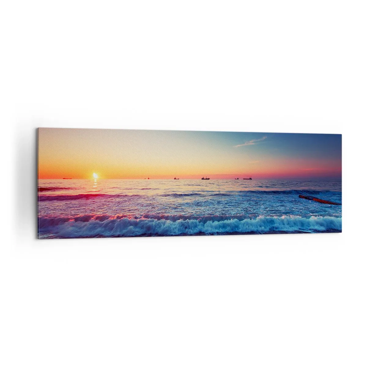 Quadro em tela - E além do horizonte? - 160x50 cm