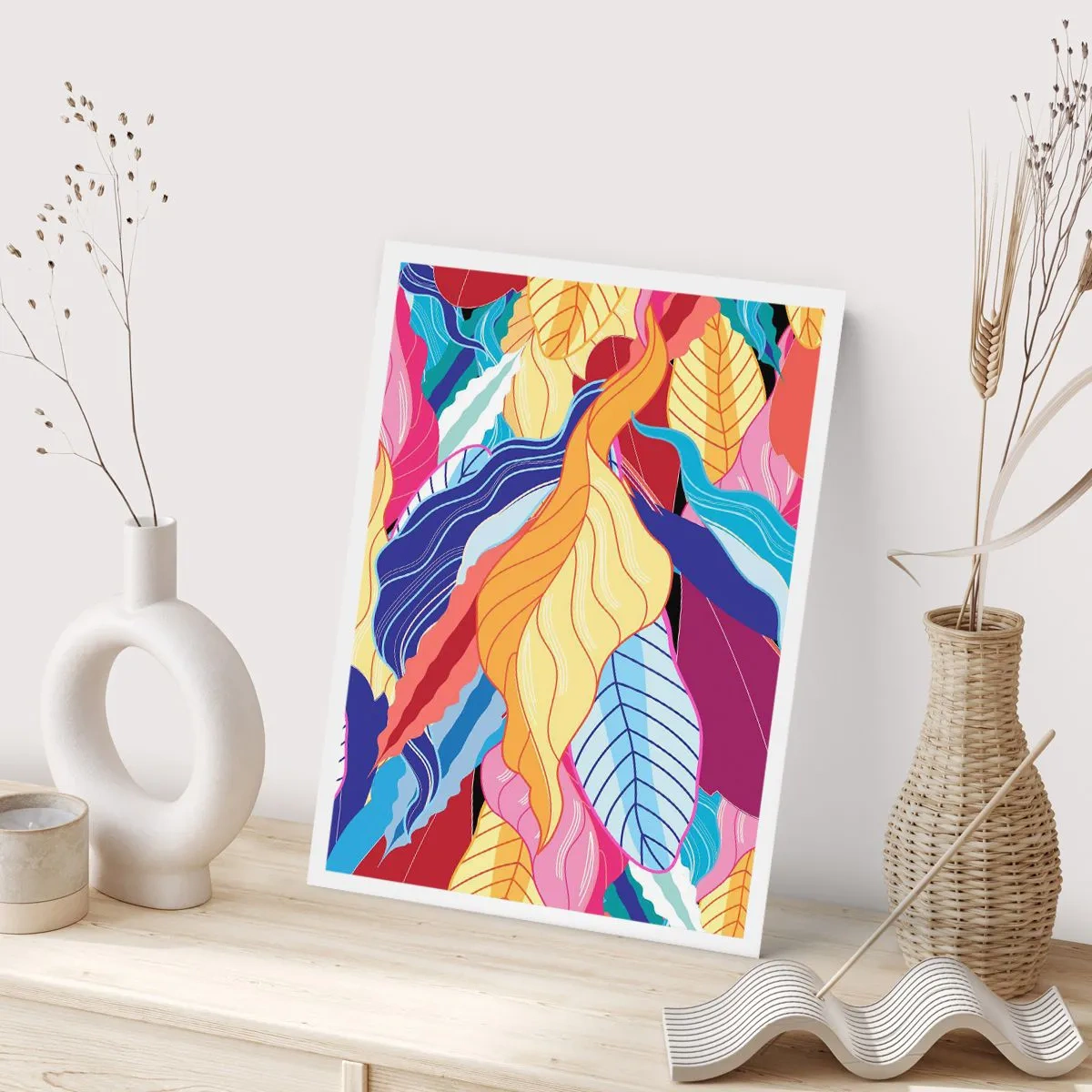 Pôster - Bagunça colorida - 30x40 cm