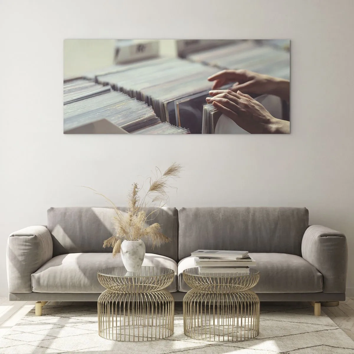 Quadro em vidro - Em busca de emoções - 100x40 cm