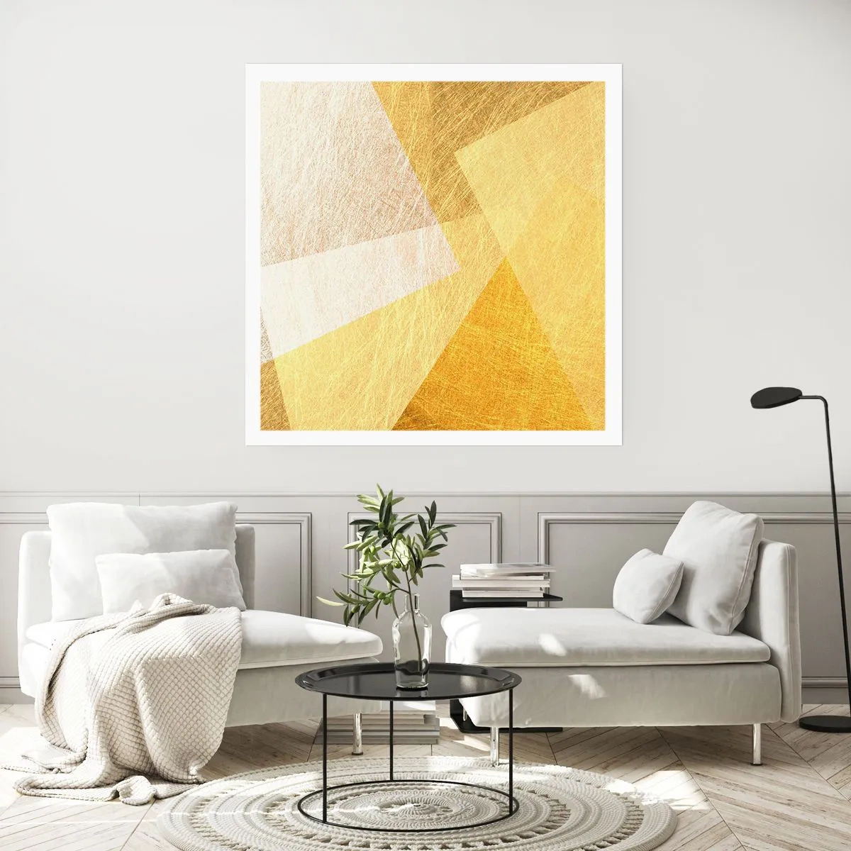 Pôster - Clima geométrico - 40x40 cm