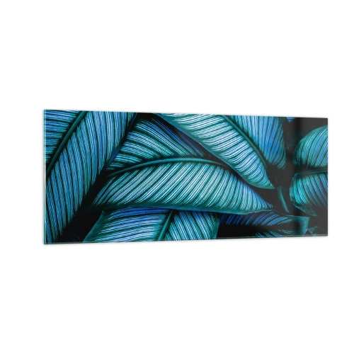 Quadro em vidro - Linhas de vida - 100x40 cm