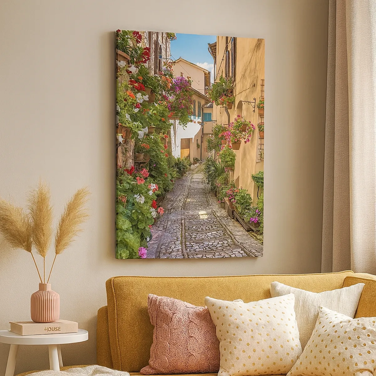 Quadro em tela - Beco italiano - 50x70 cm