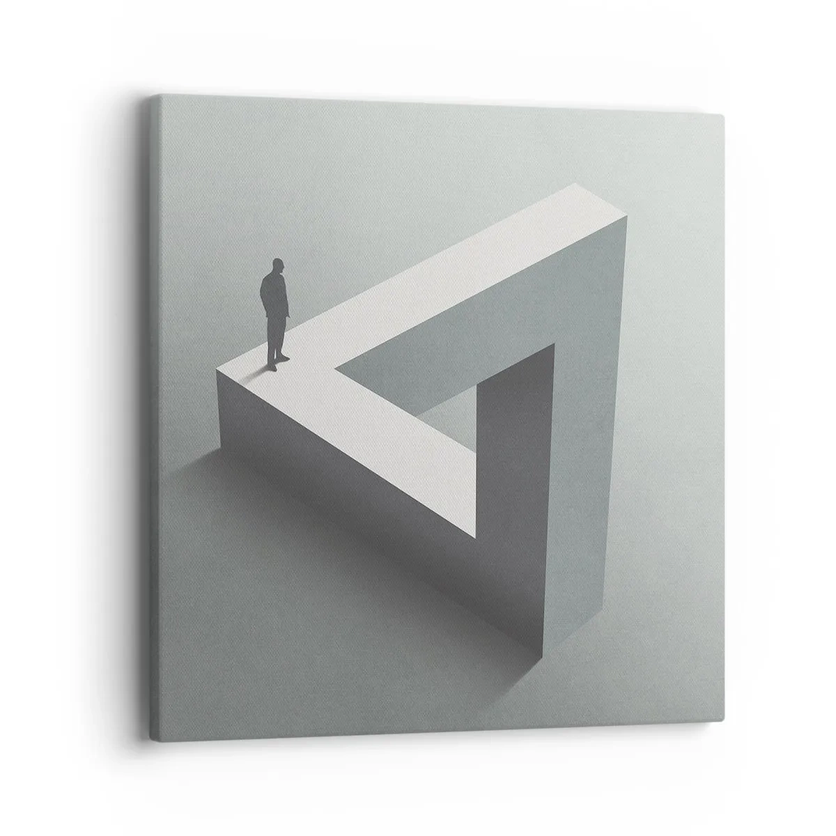 Quadro em tela - Mas é possível - 40x40 cm