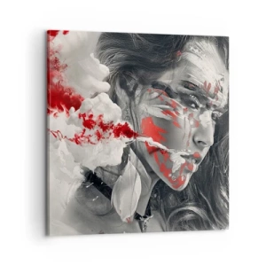 Quadro em tela - Nos fumos do absurdo - 60x60 cm