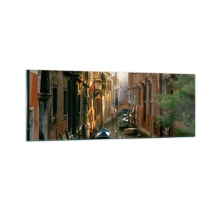Quadro em vidro - Em um beco veneziano - 140x50 cm