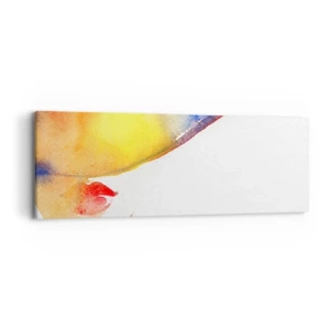 Quadro em tela - Retrato de uma dama    - 90x30 cm